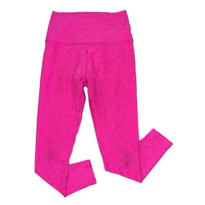 Beyond yoga neon bright pink 7/8th leggings women’s size medium